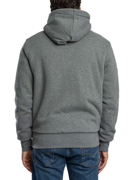 Superdry Sudadera Con Capucha Y Cremallera Con Forro De Borrego, Gris - Image 3