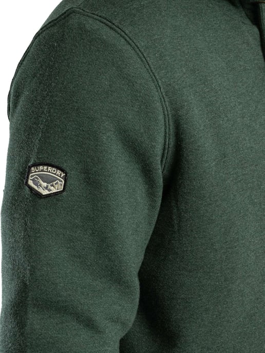 Superdry Sudadera Con Capucha Y Cremallera Con Forro De Borrego, Verde - Image 6