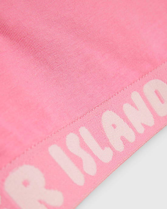 River Island Top corto para niña rosa de tirantes, pack de 3, sin mangas - Image 3