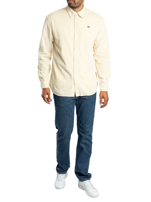 Lacoste Camisa Informal, Beige - Image 5