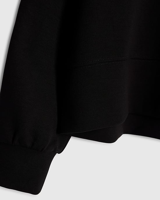 River Island Sudadera con capucha para niña Negra con tachuelas de manga larga - Image 3