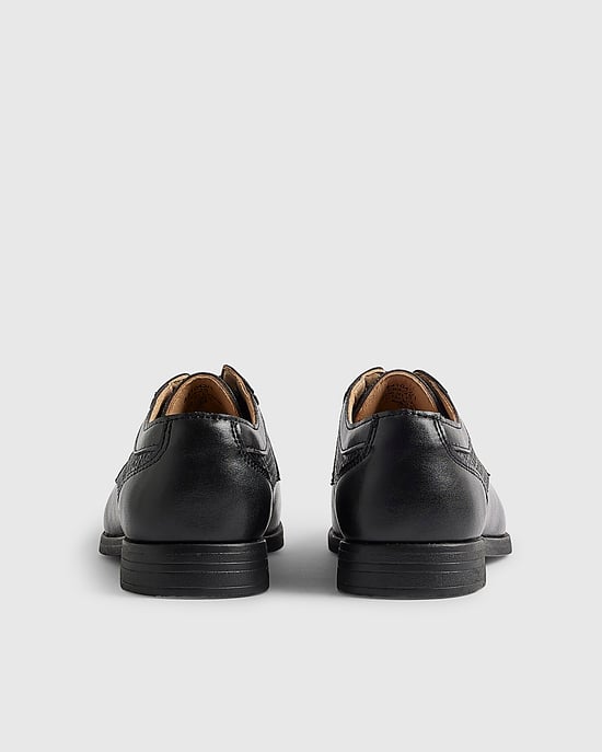 River Island zapatos de vestir para niño de piel sintética negra - Image 3