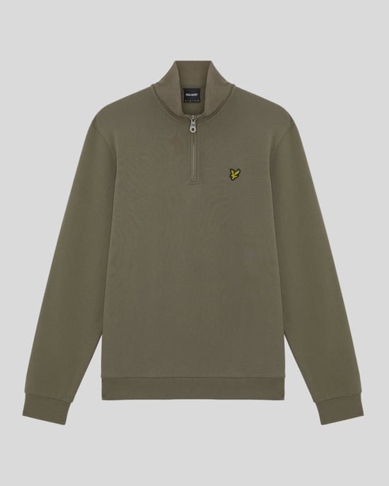 Lyle & Scott Sudadera Loopback con cremallera de 1/4 - Image 5