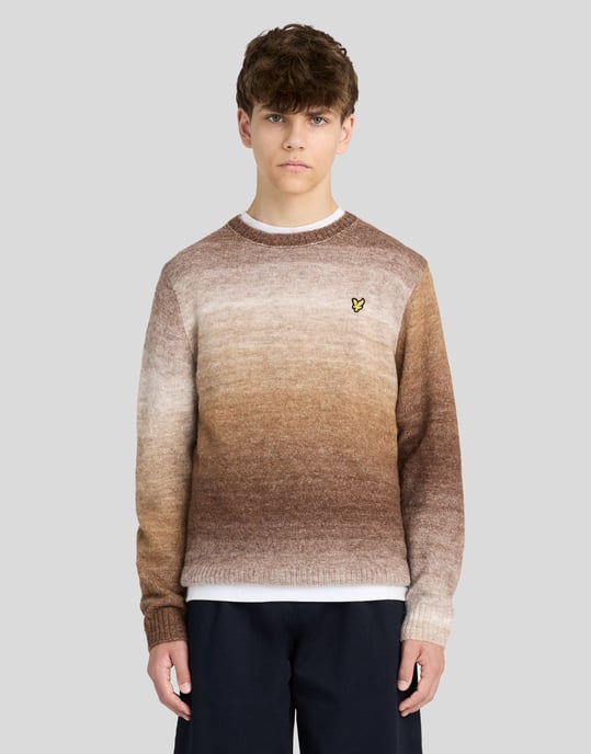 Jersey de cuello redondo Ombre - Image 1