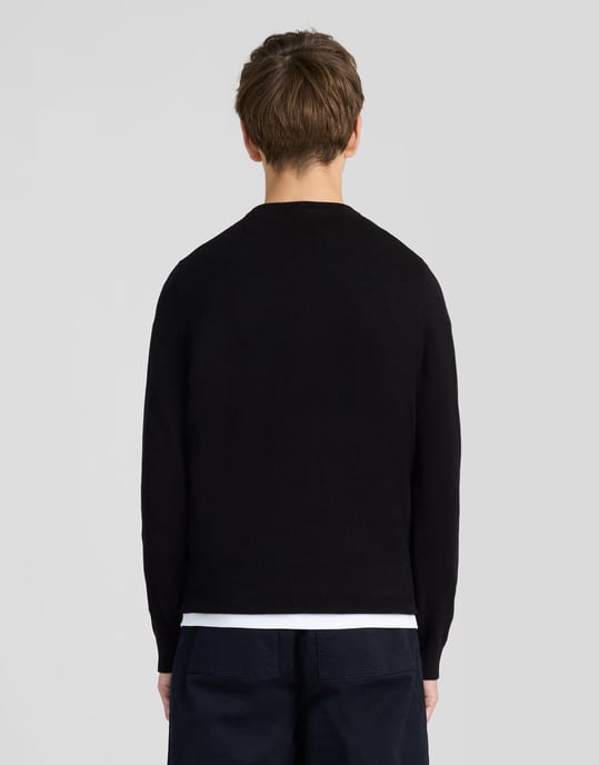 Jersey de algodón con cuello redondo - Image 3