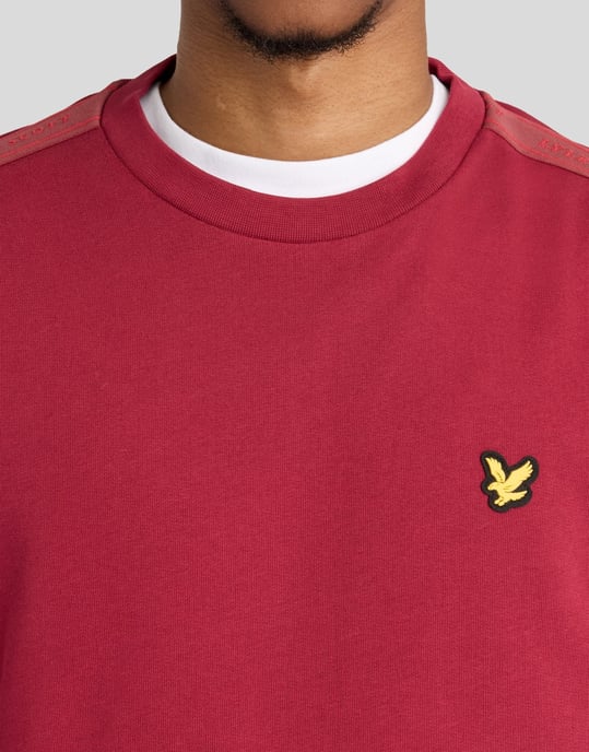 Sudadera de cuello redondo con cinta de jacquard - Image 3