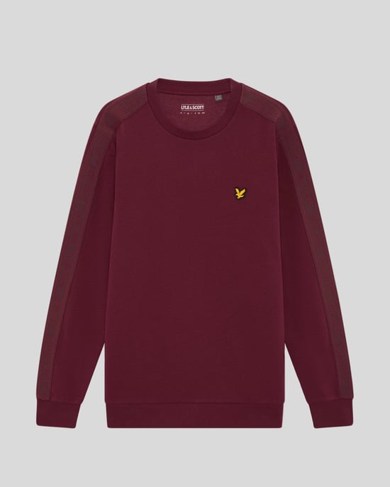 Sudadera de cuello redondo con cinta de jacquard - Image 5