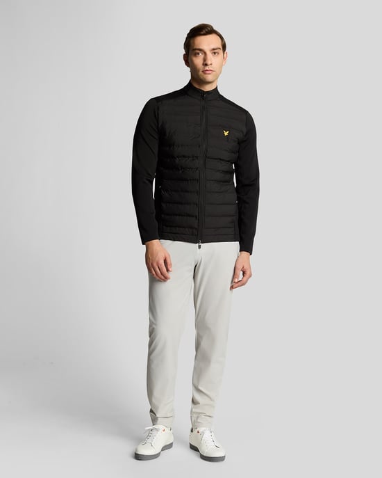Chaqueta de golf híbrida acolchada con cremallera completa - Image 2