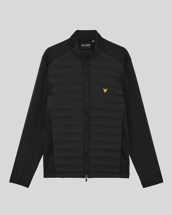 Chaqueta de golf híbrida acolchada con cremallera completa - Image 5