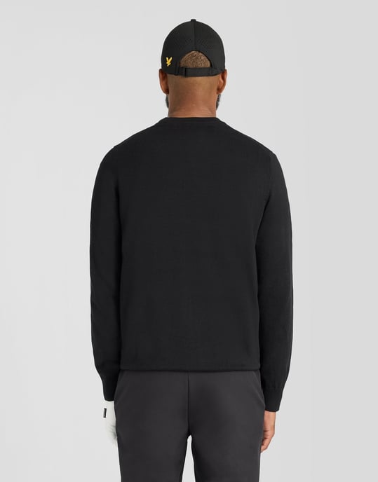Golf Polyblend Jersey de cuello redondo - Image 4
