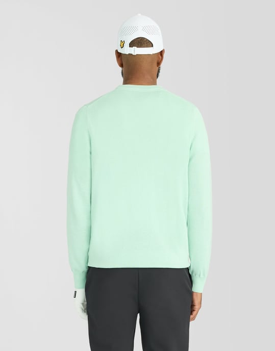 Golf Polyblend Jersey de cuello redondo - Image 4