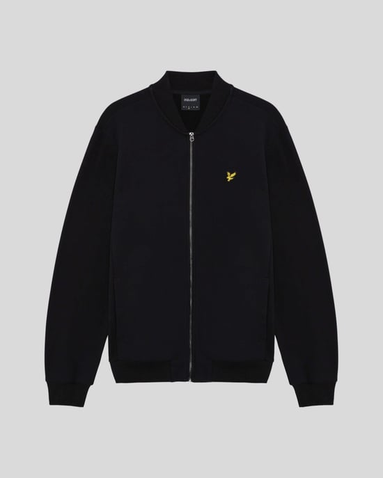Chaqueta bomber de jersey de efecto ante - Image 5