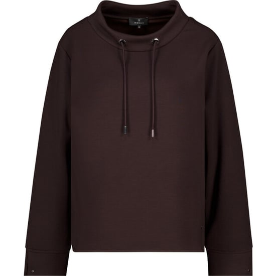 Monari sudadera con cuello alzado 809856 567 café negro - Image 1