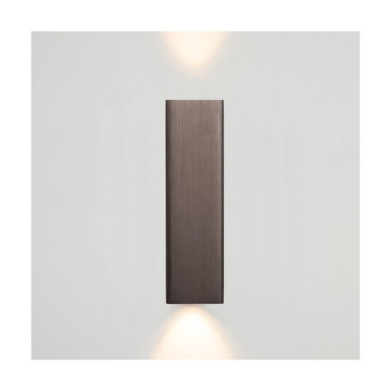 Atmooz Bertrix aplique cepillado Ø 4,5 x H 16 cm LED integrada - Image 1