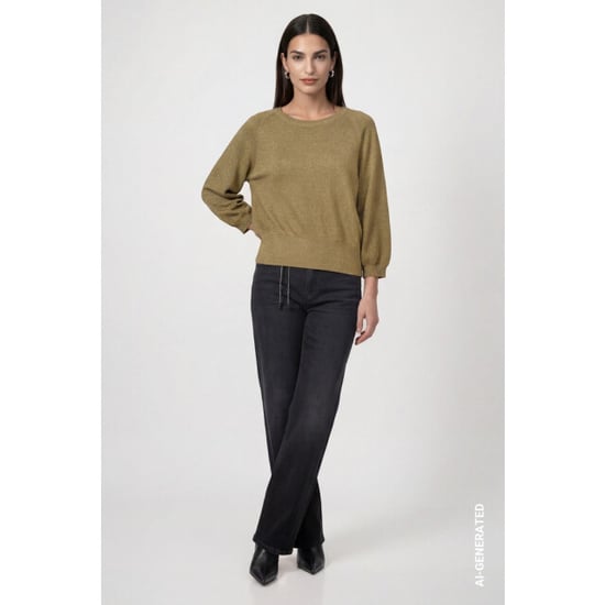 Monari Jersey de lurex 809949 625 Verde - Image 2