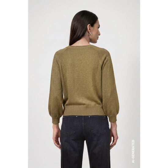 Monari Jersey de lurex 809949 625 Verde - Image 5