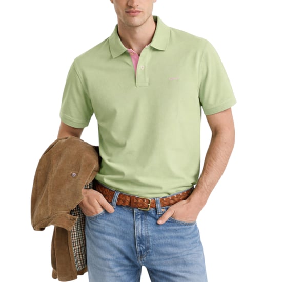 GANT Camisa polo de hombre de piqué de manga corta Camiseta informal de verano Algodón New Jersey - Image 1