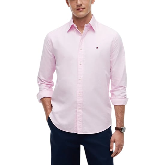 TOMMY HILFIGER Camisas Oxford de hombre Regular Fit Manga larga Casual Algodón Formal - Image 1