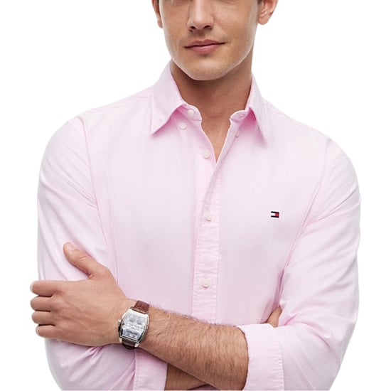 TOMMY HILFIGER Camisas Oxford de hombre Regular Fit Manga larga Casual Algodón Formal - Image 4