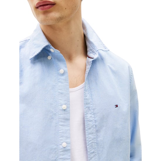 TOMMY HILFIGER Camisas de hombre Regular Fit Oxford Manga larga Informal Algodón Formal - Image 3