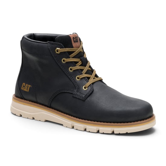 Caterpillar (CAT) Botas de hombre de piel resistentes al agua hasta el tobillo - Estimate Chukka - Image 3