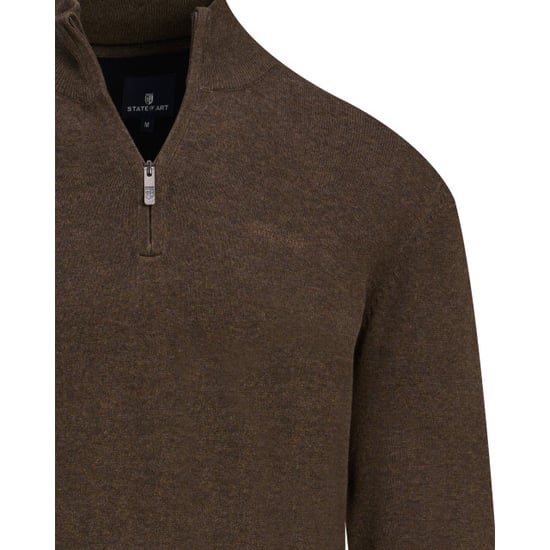 State of Art Jersey oscuro de cuello alto con cremallera - Image 2