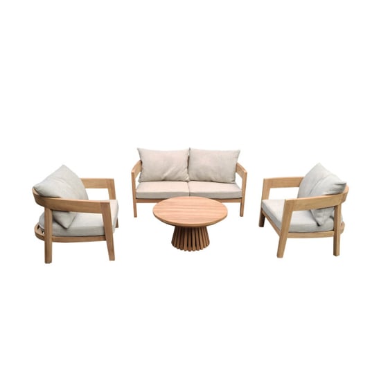 Livingfurn Bilbao conjunto de muebles de jardín 80x148x68cm - Image 1