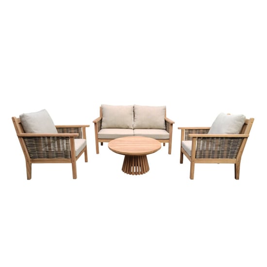 Livingfurn conjunto de muebles de jardín Malaga 97x138x88cm - Image 1