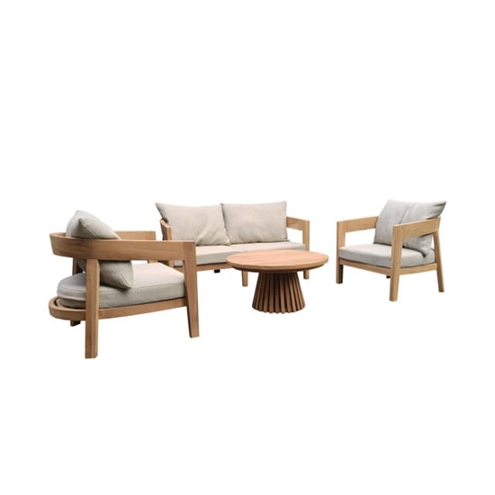 Livingfurn Bilbao conjunto de muebles de jardín 80x148x68cm - Image 2