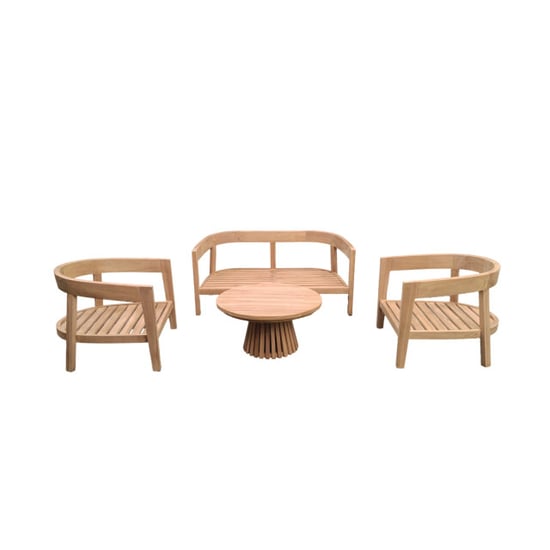 Livingfurn Bilbao conjunto de muebles de jardín 80x148x68cm - Image 3