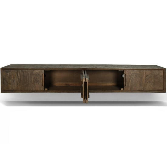 Livingfurn Cortez mueble de TV flotante 35x220x33cm - Image 5