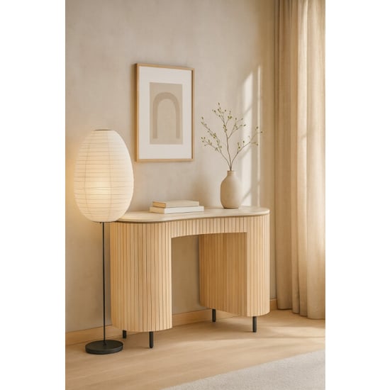 Brix Dexter escritorio natural Bottecino 60x136x80cm - Image 3