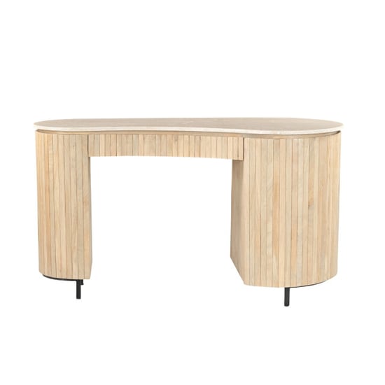 Brix Dexter escritorio natural Bottecino 60x136x80cm - Image 4