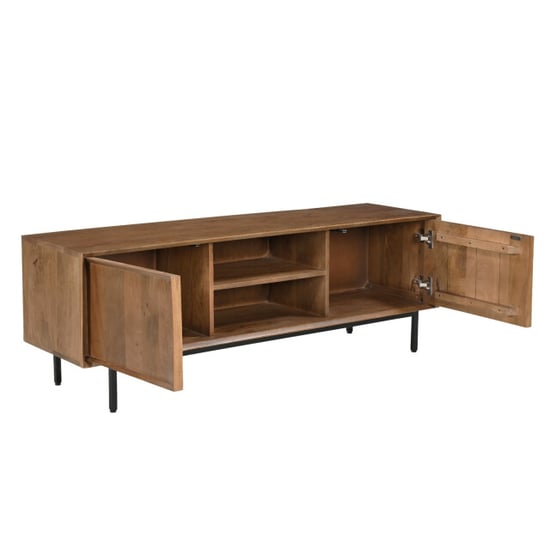 Livingfurn Mueble de TV Ravenstein 50x40x150cm - Image 2
