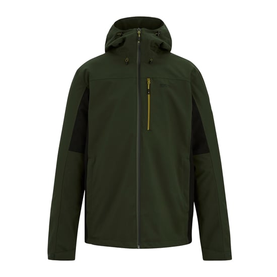 Regatta Chaqueta impermeable de hombre Birchdale II (Verde caqui/Negro) - Image 1