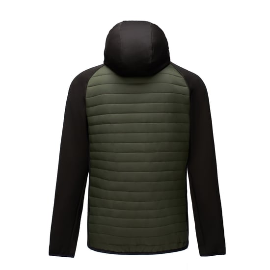 Regatta Chaqueta híbrida de hombre Andreson (caqui oscuro/negro) - Image 3