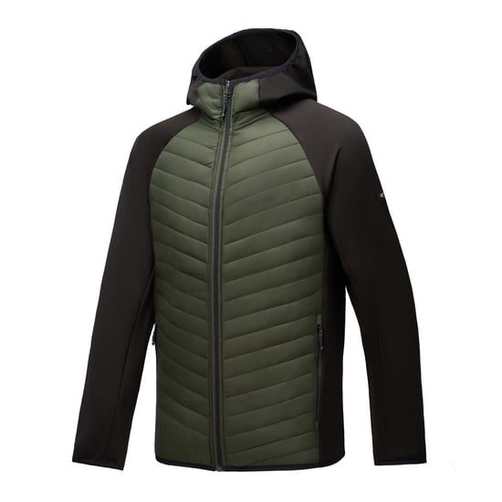 Regatta Chaqueta híbrida de hombre Andreson (caqui oscuro/negro) - Image 4