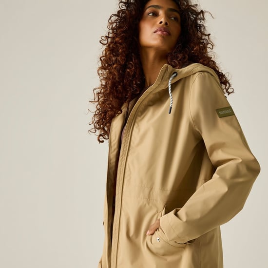 Regatta Chaqueta impermeable de mujer Bayletta Grid Distress (Barleycorn) - Image 5