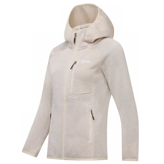 Regatta Chaqueta de forro polar con capucha para mujer Newhill (Vainilla claro) - Image 3