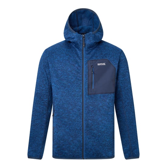Regatta Forro polar Newhill Marl de hombre con cremallera completa (Azul aviador) - Image 2