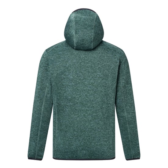 Regatta Newhill Marl Chaqueta de forro polar masculina con cremallera completa (Verde bosque oscuro) - Image 3