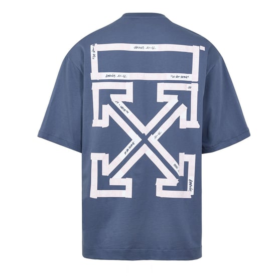 Hombre Off White Off Skate Fit Tape A en Azul Índigo - Image 2