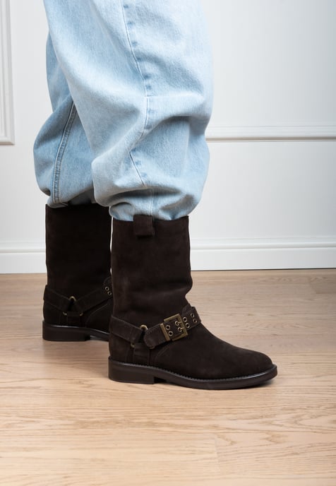 Poelman Bambi Botines de ante para mujer - Image 6