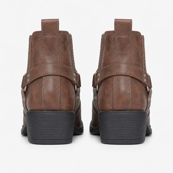 Us Brass Eastwood Botas Cowboy y Western de Hombre Marrón Crazyhorse - Image 4