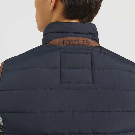 Joules Heritage Padded Chaleco acolchado para hombre Azul marino - Image 4