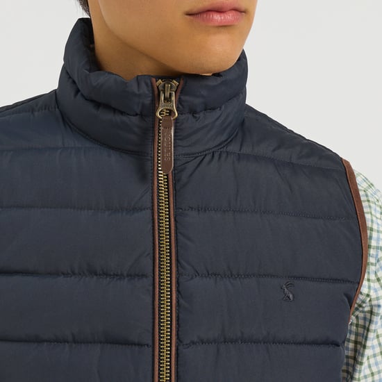 Joules Heritage Padded Chaleco acolchado para hombre Azul marino - Image 5