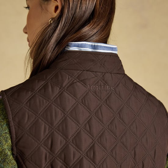 Joules Minx Chaleco de mujer Marrón chocolate - Image 2