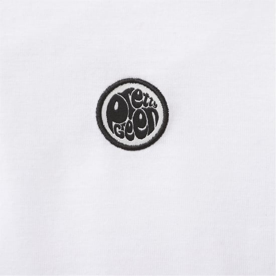 Camiseta de hombre Pretty Green de corte regular con cuello redondo, blanca - Image 4