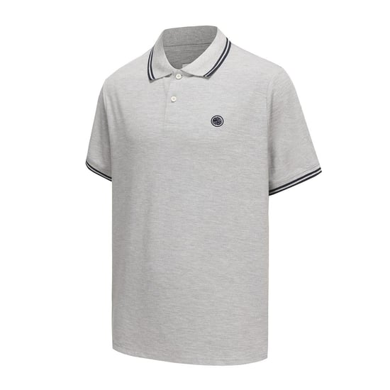 Polo de hombre Pretty Green Barton en gris jaspeado - Image 3