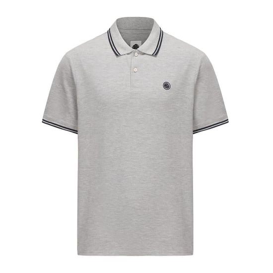 Polo de hombre Pretty Green Barton en gris jaspeado - Image 5